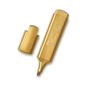 Zvýrazňovač Faber-Castell 154650 Textliner 46 Metallic metalický zlatý